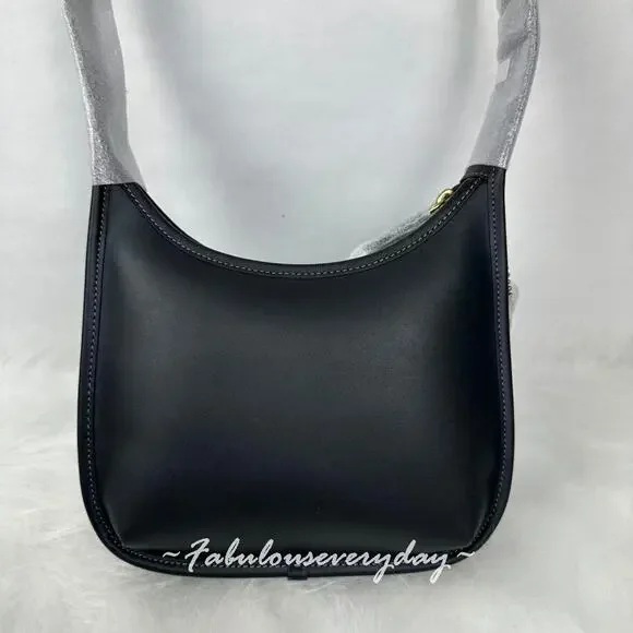 COACH Curve Zip Bag Shoulder Bag In Glovetanned Leather/Gold/Black CAF11 NWT - Picture 2 of 9